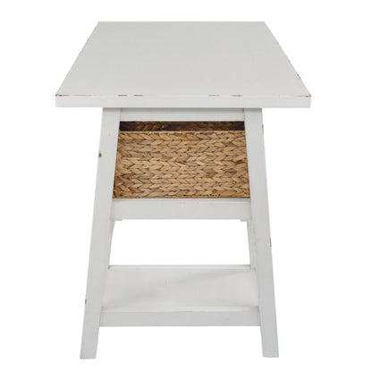 Ashley Mirimyn 42" Home Office Desk in Antiqued White H505-510