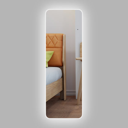 Full-Length Vanity Mirror with LED light Wall Mounted Full Body Mirror Large Floor Dressing Mirror