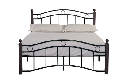 Queen Size Metal Bed Frame with Headboard and Footboard