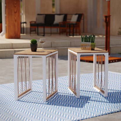 Wallmond Outdoor End Table Set – 2pc