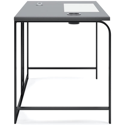 Ashley Lynxtyn 48" Black Contemporary Home Office Desk H400-110