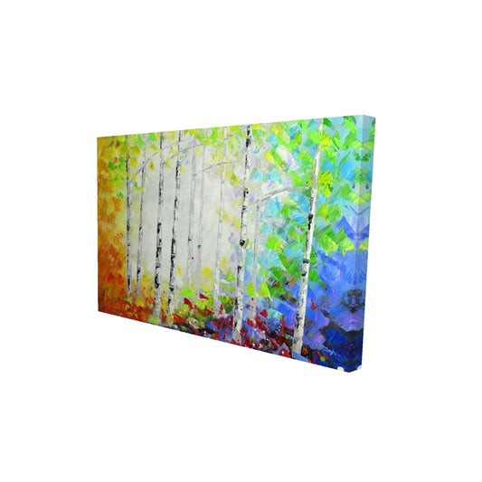 Colorful forest - 12x18 Print on canvas