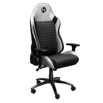 Techni Sport Ergonomic Racing Style Gaming  Chair - Silver