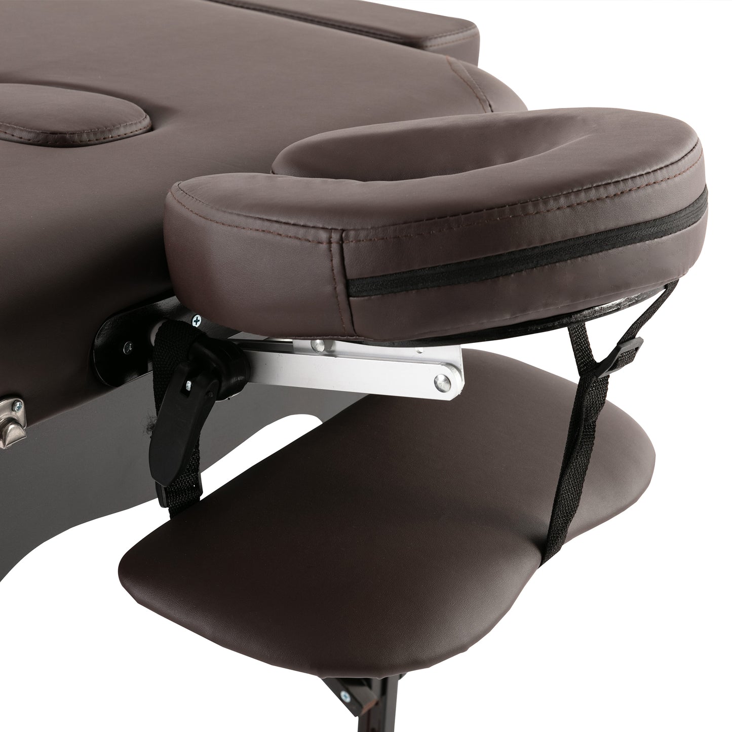 HengMing  Portable Massage table 29 Inchs Wide PU  leather，2 Section Wooden Adjustable Folding Massage Bed With Carrying Case