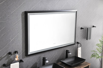 LTL needs to consult the warehouse address72in. W x 36in. H Oversized Rectangular Black Framed LED Mirror Anti-Fog Dimmable Wall Mount Bathroom Vanity Mirror