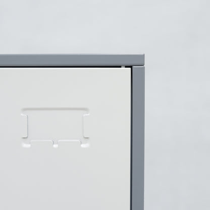 9 Doors Metal Storage Cabinet with Card Slot, Organizer,Shoes and Bags Steel Locker for Office, Home, Bank, School, Gym