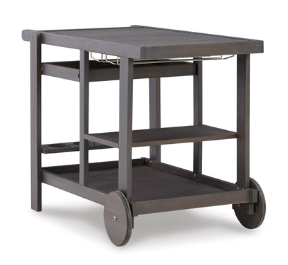 Ashley Kailani Gray Casual Serving Cart P030-661