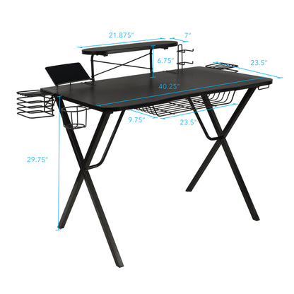 Atlantic Gaming Desk Pro - Black