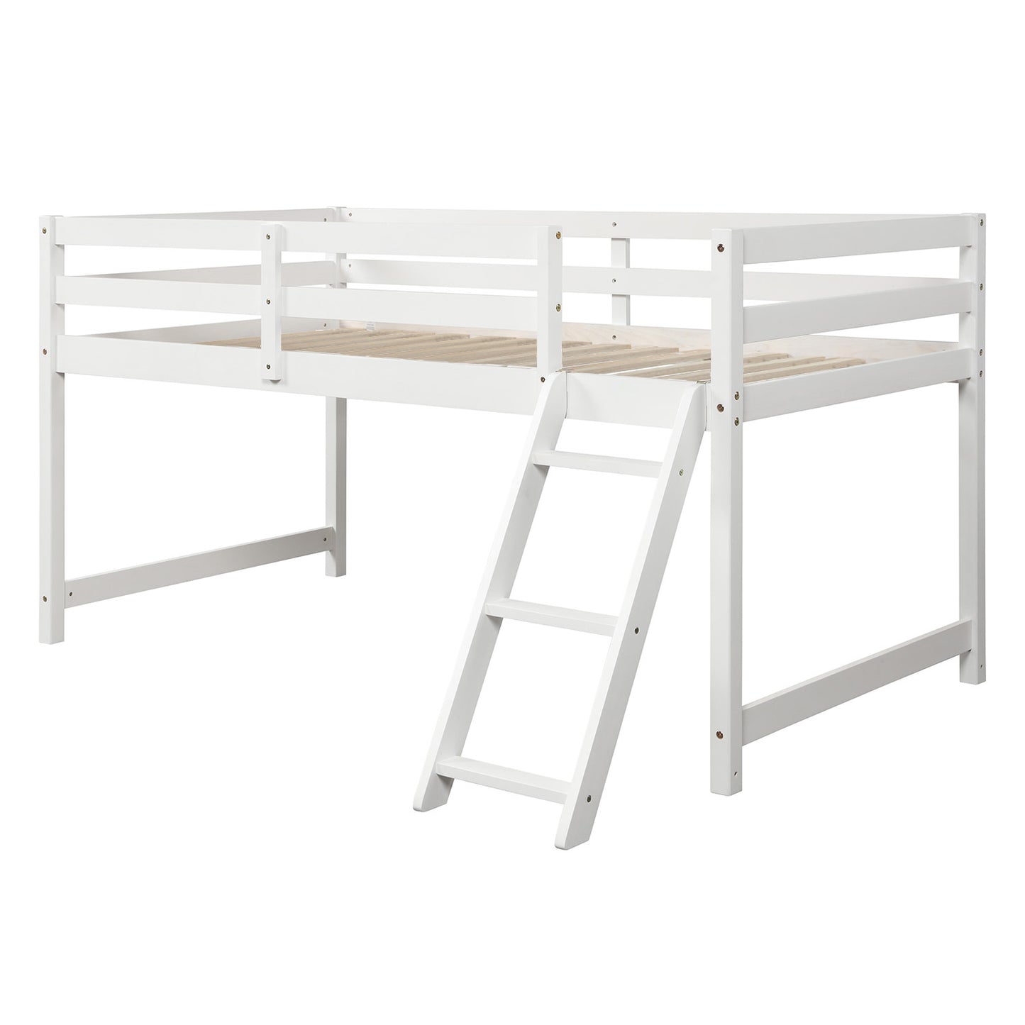 Twin over full bunk bed (White) ( old sku : WF193722AAK ）