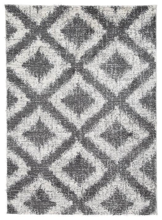 Ashley Junette Cream+Gray Casual 5'3" x 7'3" Rug R404972