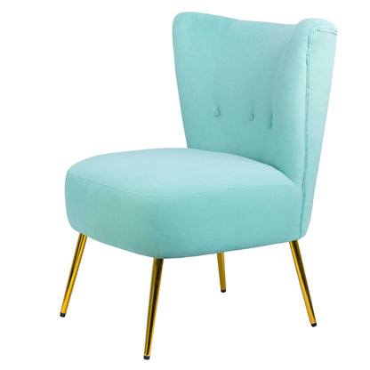 Modern Accent Chair, Fabric Living Room Chair, Bedroom Chair with Thick Sponge Cushion