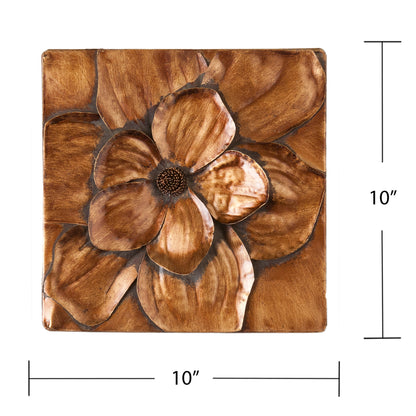 Magnolia Wall Panel 3pc Set - Gold