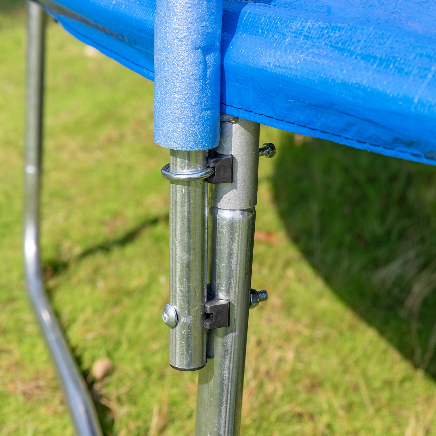 12FT TRAMPOLINE (STEEL TUBE,LADDER)