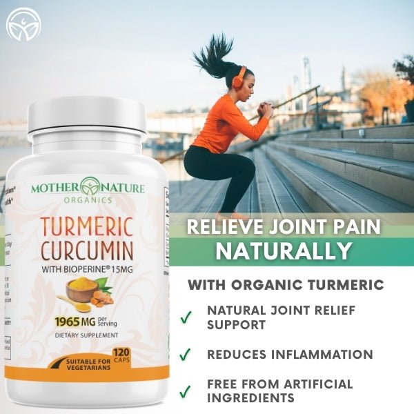 Turmeric Curcumin Capsules by Mother Nature Organics