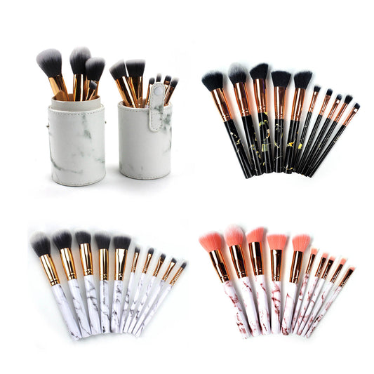 La Canica 10 In 1 Makeup Brush Set With Travel Friendly Container by VistaShops