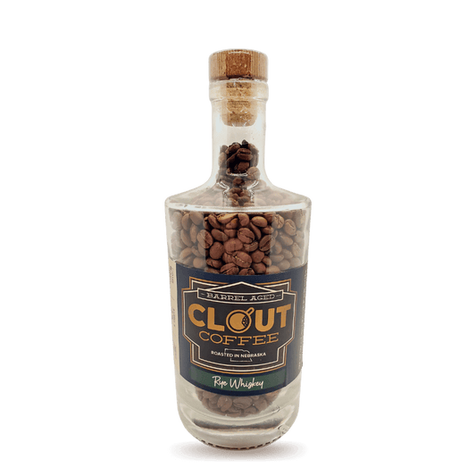 Rye Whiskey | Whole Bean Gift Bottle 10oz by Clout Coffee