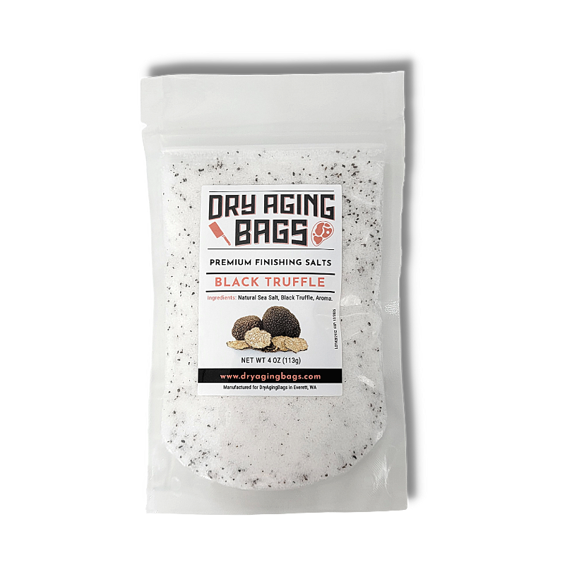Black Truffle Salt by DryAgingBags™ | The Best Way To Dry Age Meat At Home