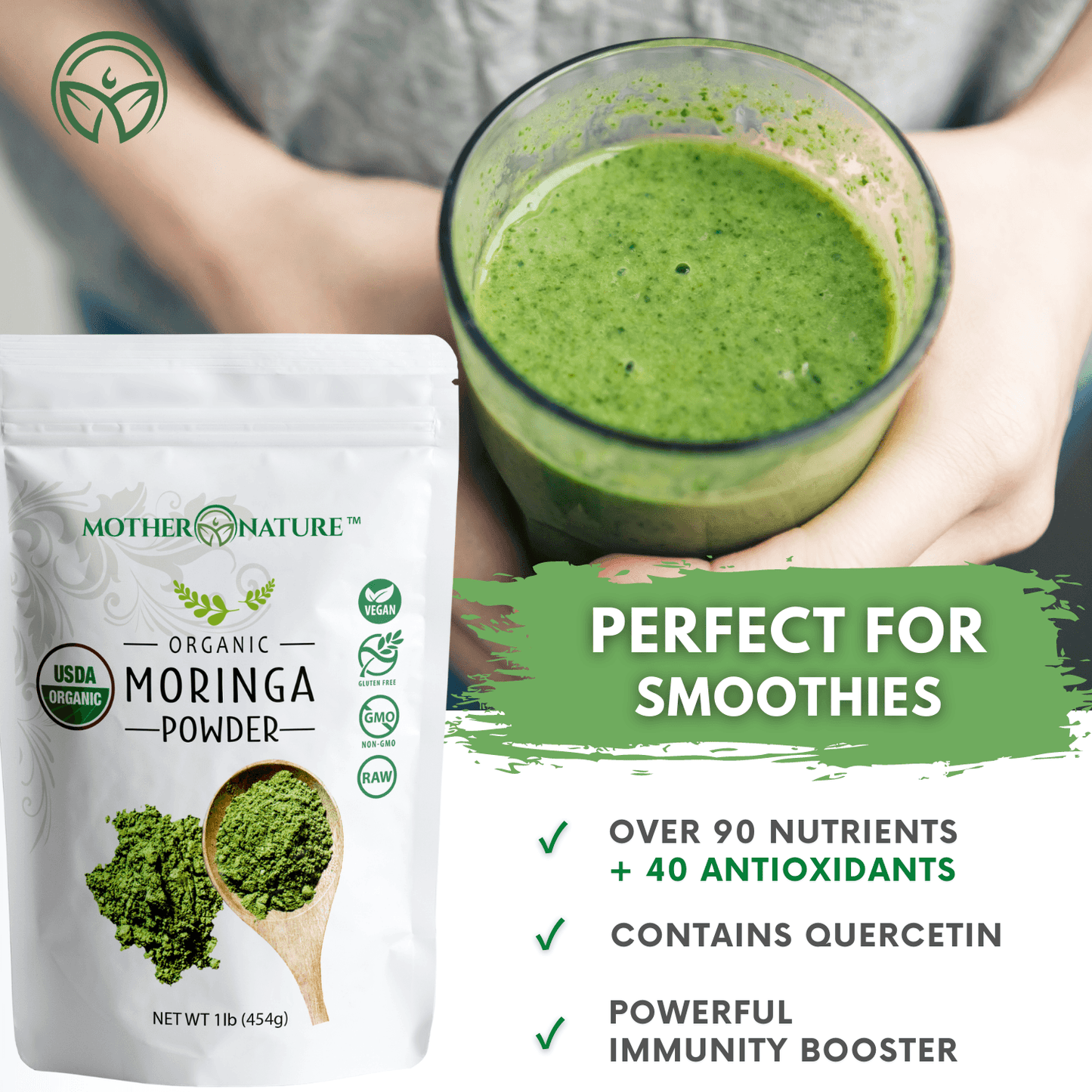 Moringa Powder by Mother Nature Organics