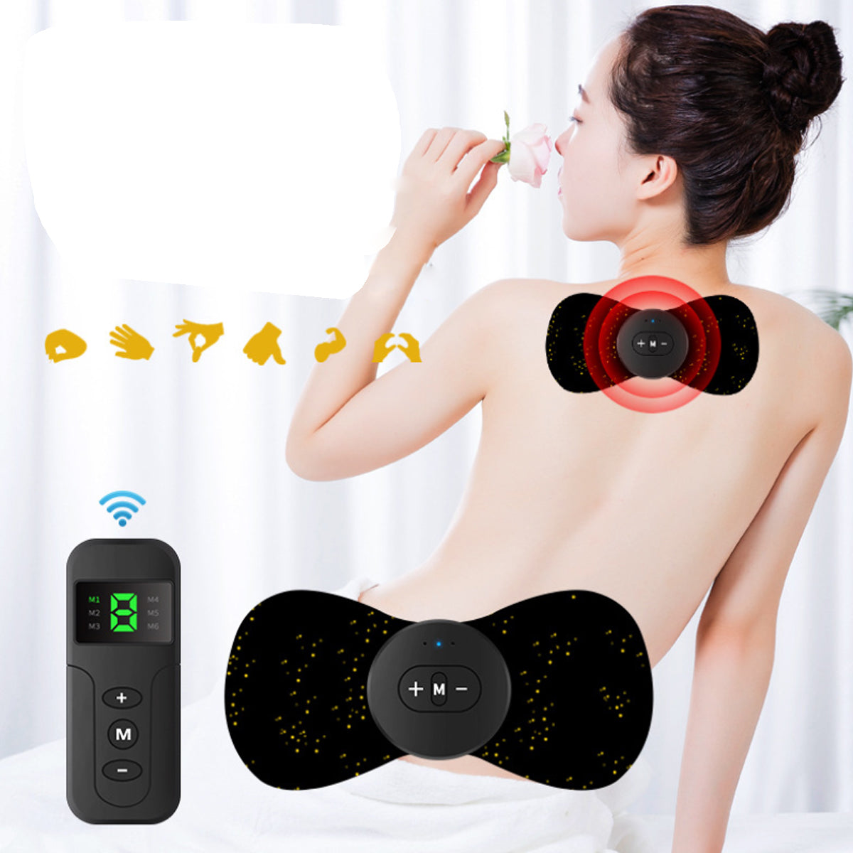 Neck Flex Mini Massager With Remote by VistaShops