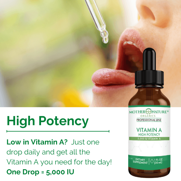 Vitamin A 5000 IU High Potency by Mother Nature Organics