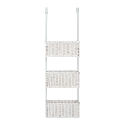 Cortovo Over-The-Door 3-Tier Basket Storage - White