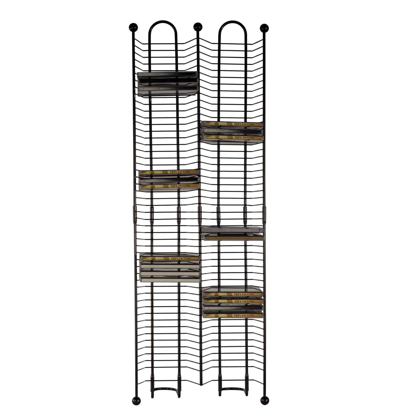 Nestable 100 CD Tower- Gunmetal color w/ metal balls