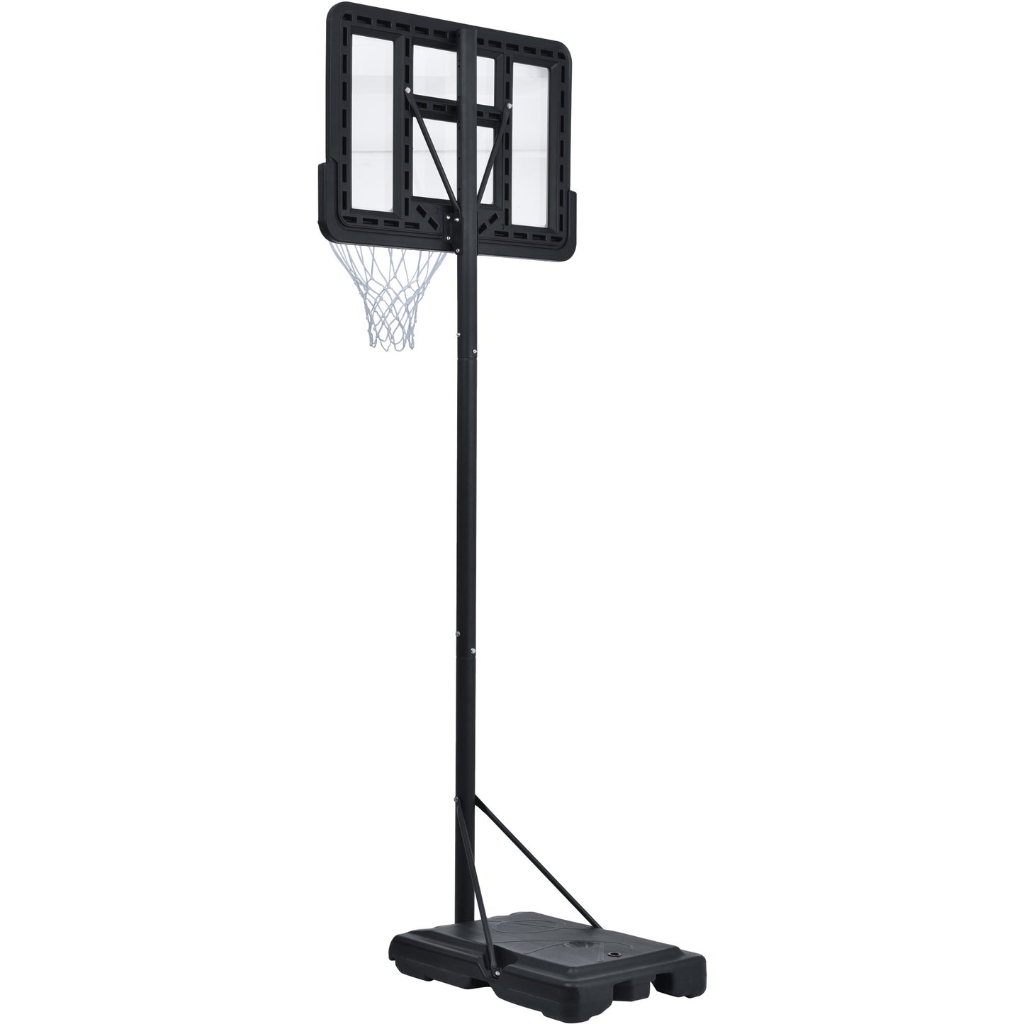 Portable Basketball Hoop Basketball System 4.76-10ft Height Adjustment for Youth Adults LED Basketball Hoop Lights, Colorful lights, Waterproof，Super Bright to Play at Night Outdoors,Good Gift for Kid