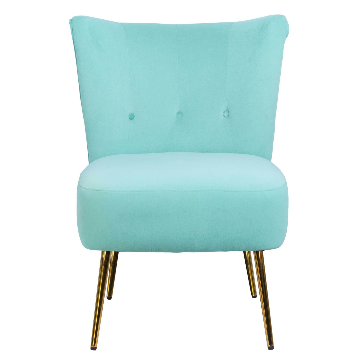 Modern Accent Chair, Fabric Living Room Chair, Bedroom Chair with Thick Sponge Cushion