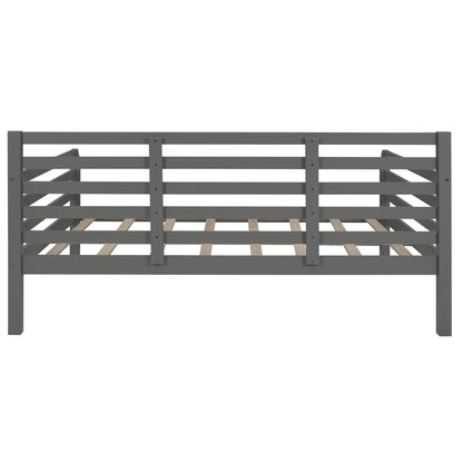 Wooden Full Size Daybed with Clean Lines, Gray