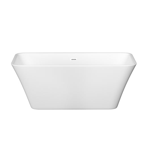 Acrylic Alcove Freestanding Soaking Bathtub-60‘’