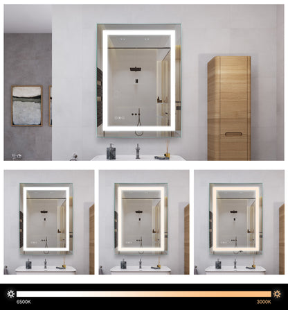 24 x 32 Led Mirror 3 brightness x 3 colors Anti-fog bathroom,bedroom