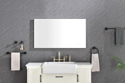 42x 24 Inch LED Mirror Bathroom Vanity Mirror with Back Light, Wall Mount Anti-Fog Memory Large Adjustable Vanity Mirror