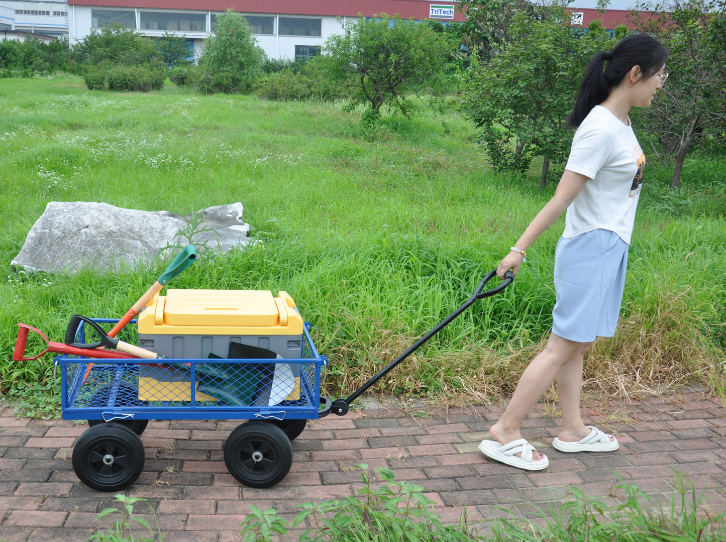 Tools cart Wagon Cart Garden cart trucks make it easier to transport firewood