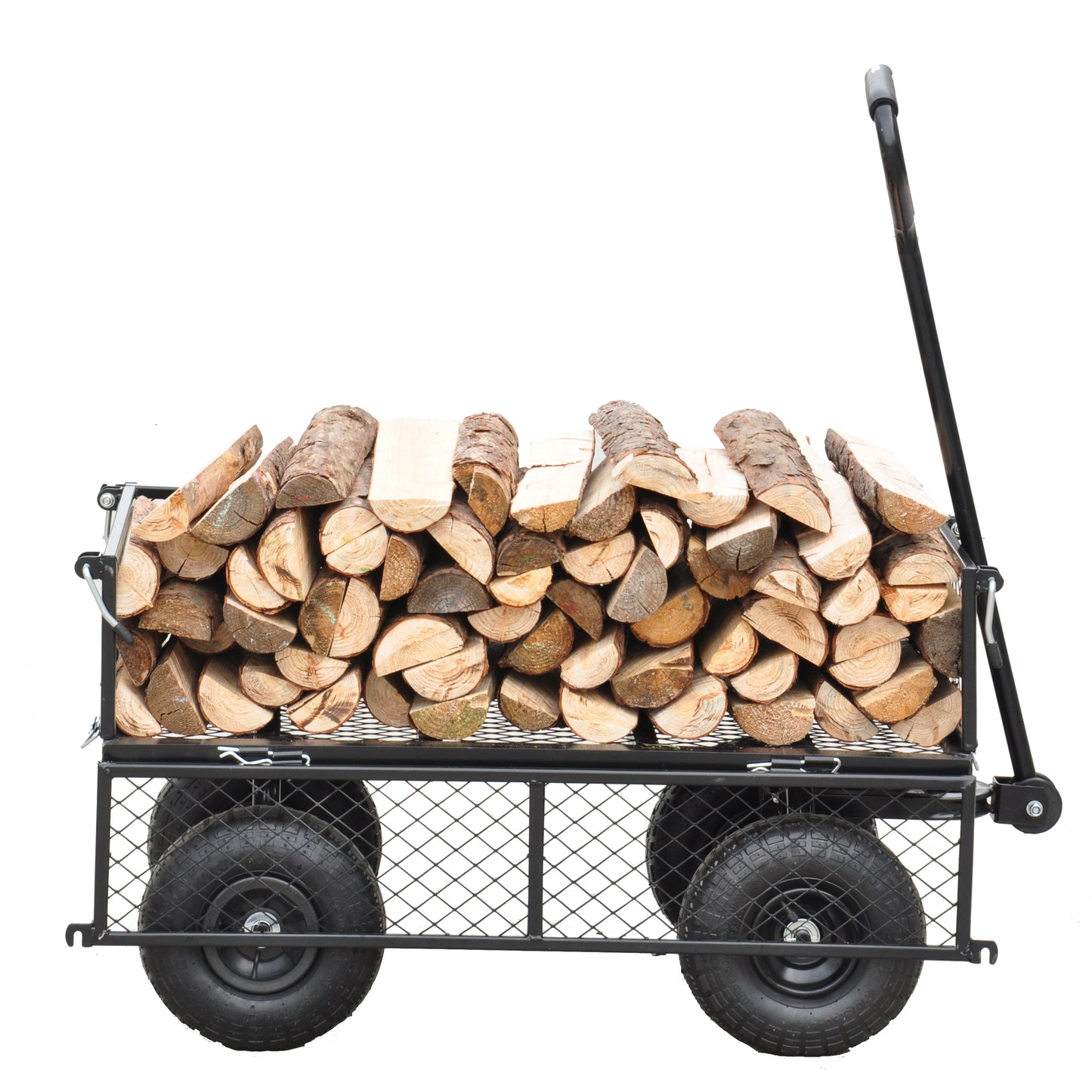 Wagon Cart Garden cart trucks make it easier to transport firewood TC1840BKG