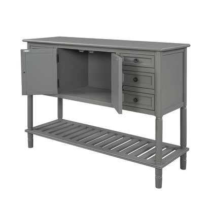 Liber 45.2” Wide Buffet Table with 6 Drawers