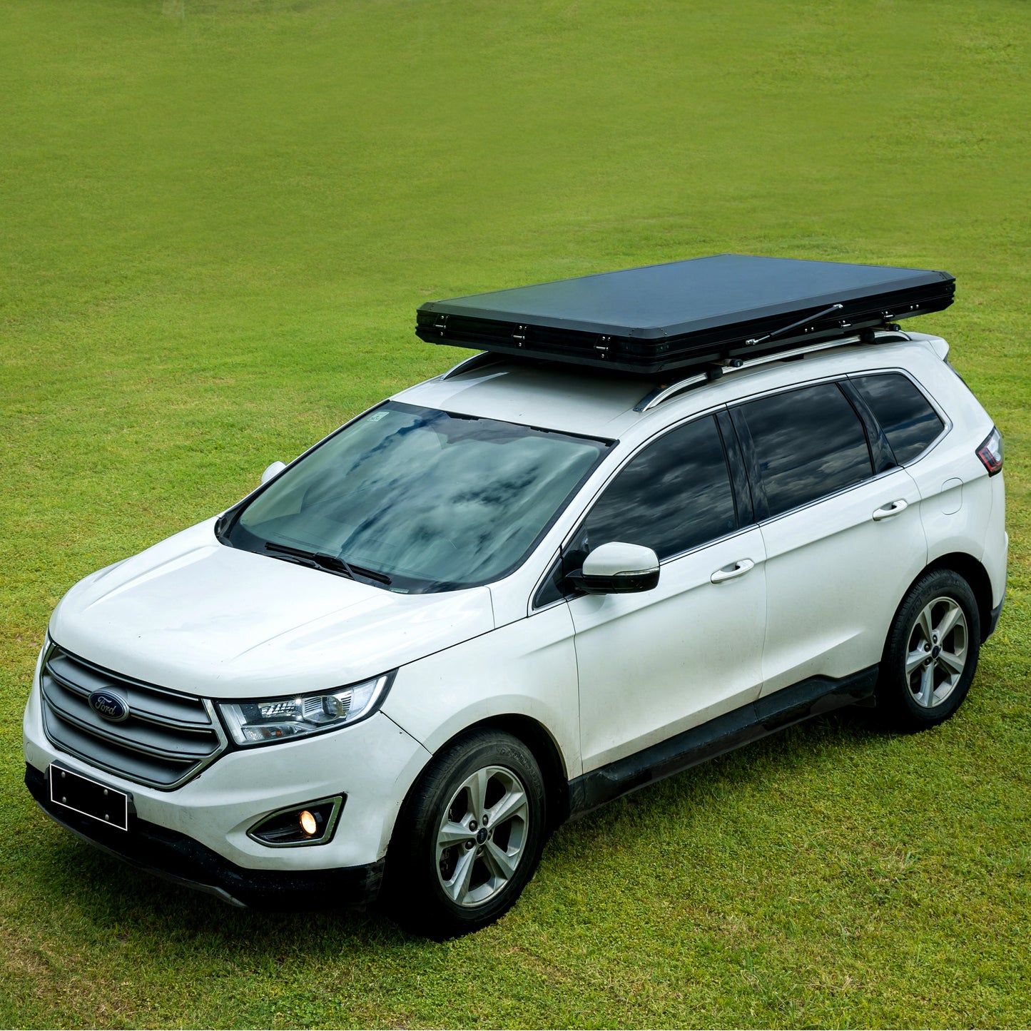 Trustmade Triangle Aluminium Black Hard Shell Grey Rooftop Tent Scout Series