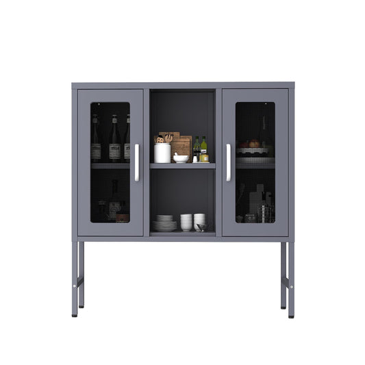 Steel storage cabinet,Metal Storage Cabinet with Door,  Display Cabinet , Locker for Home Office, Living Room, Bedroom, Bathroom, Entryway
