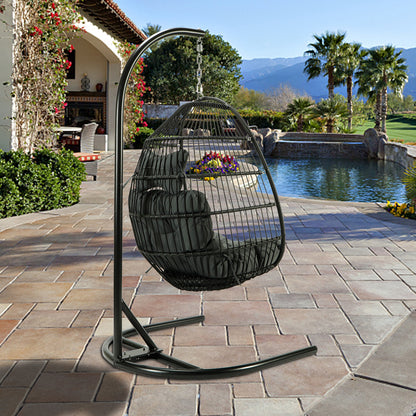 EGG SHAPE SWING CHAIR PATIO GRADEN HOME