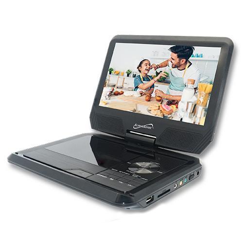 9" Portable DVD Player With Digital TV, USB/SD Inputs & Swivel Display by VYSN