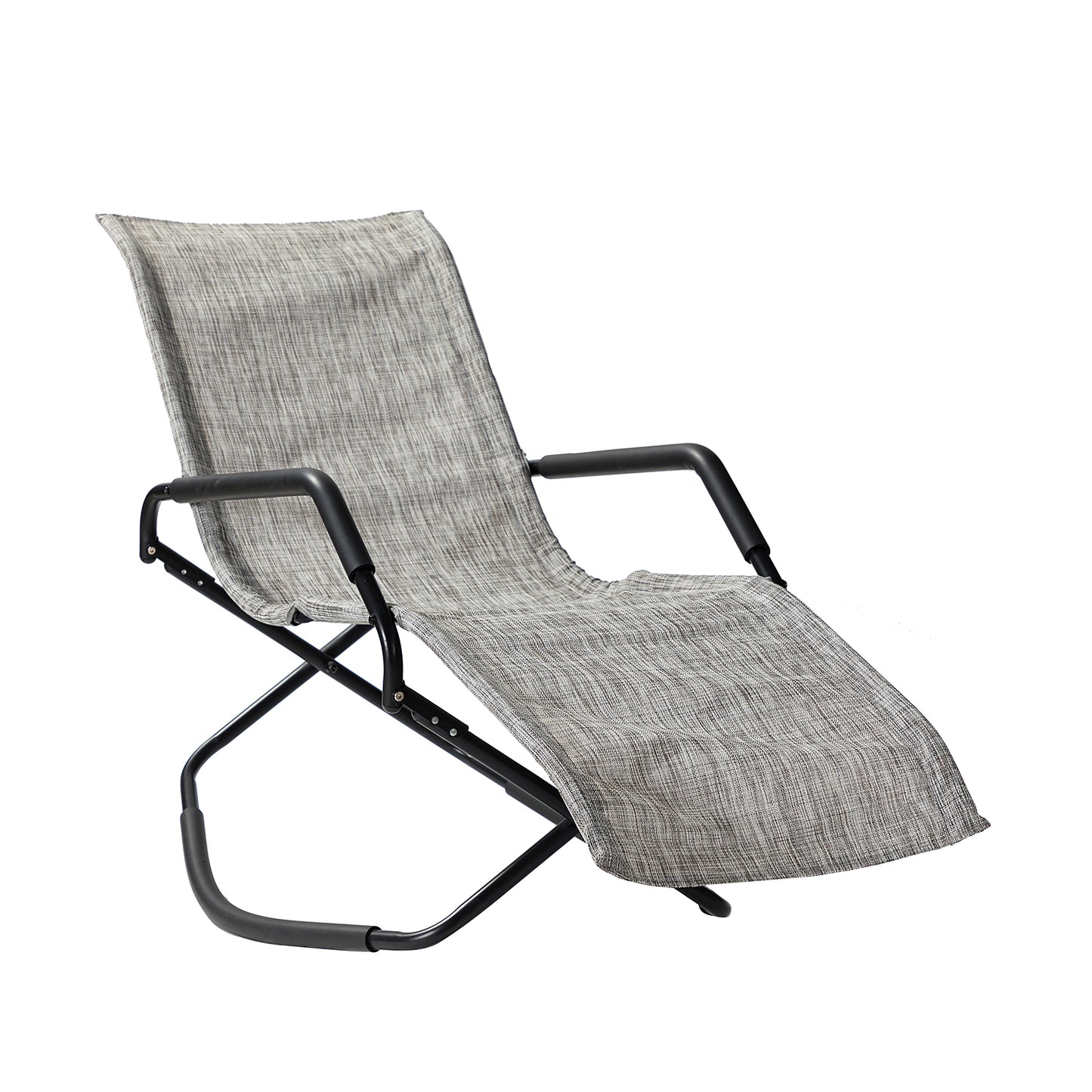 Melas Outdoor Patio 59.7" Long Folding Reclining Single Chaise