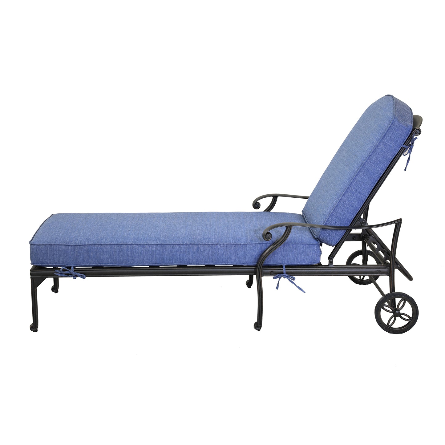 Chaise Lounger, Navy Blue