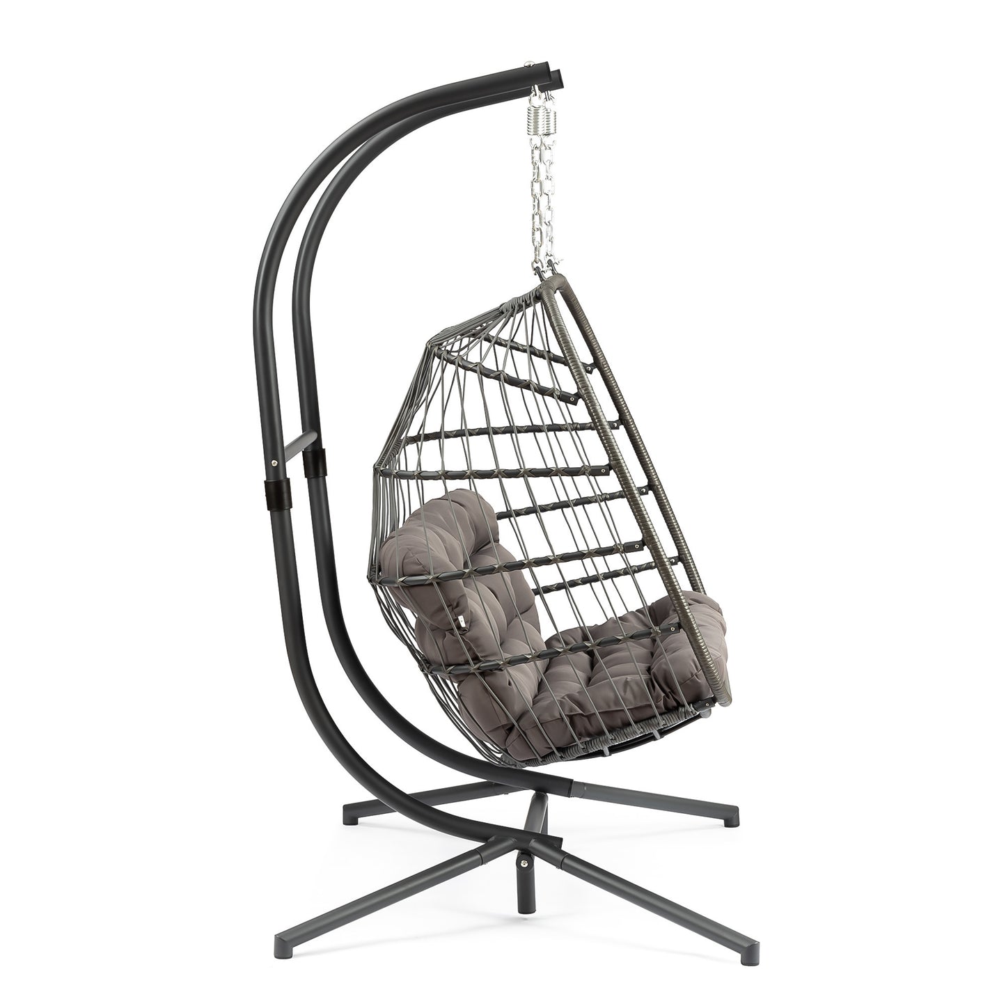 Luxury 2 Person X-Large Double Swing Chair Wicker Hanging Egg Chair