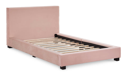 Ashley Chesani Blush Contemporary Twin Upholstered Bed B050-171