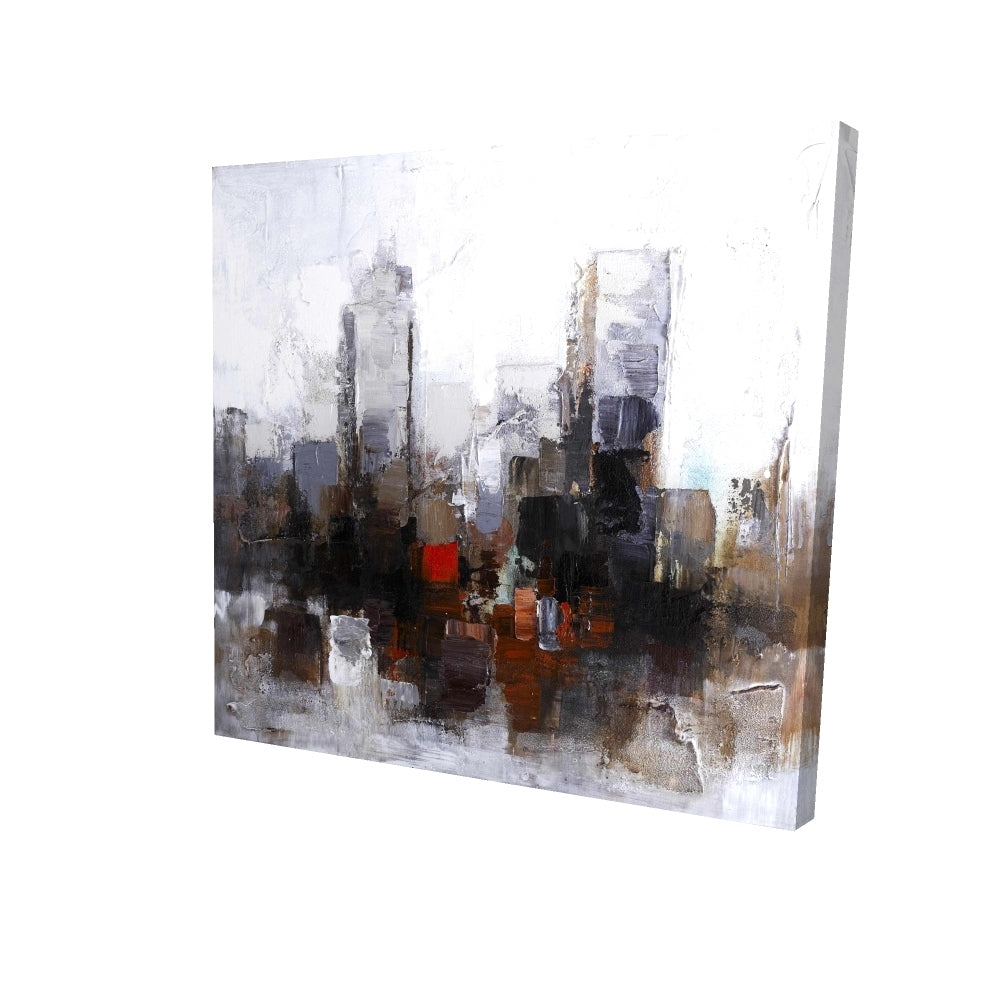 Obscure city - 08x08 Print on canvas