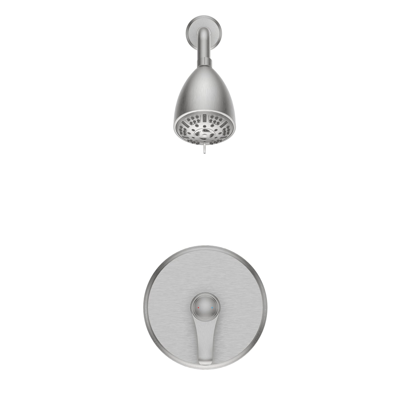 Large Amount of water Multi Function Shower Head - Shower System,  Simple Style, Filter Shower, Brushed Nickel