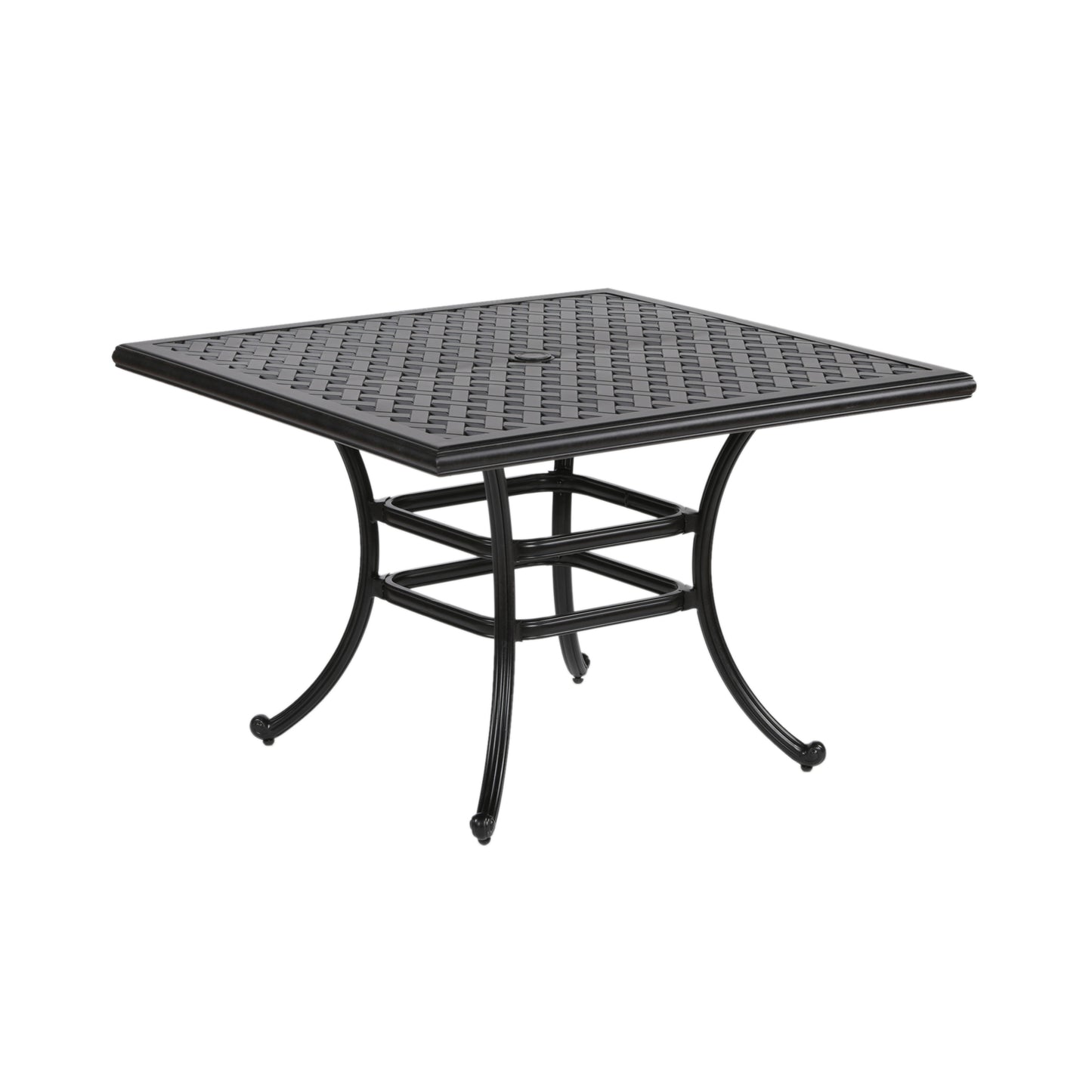 Square 4 - Person 43.19" Long Aluminum Dining Set