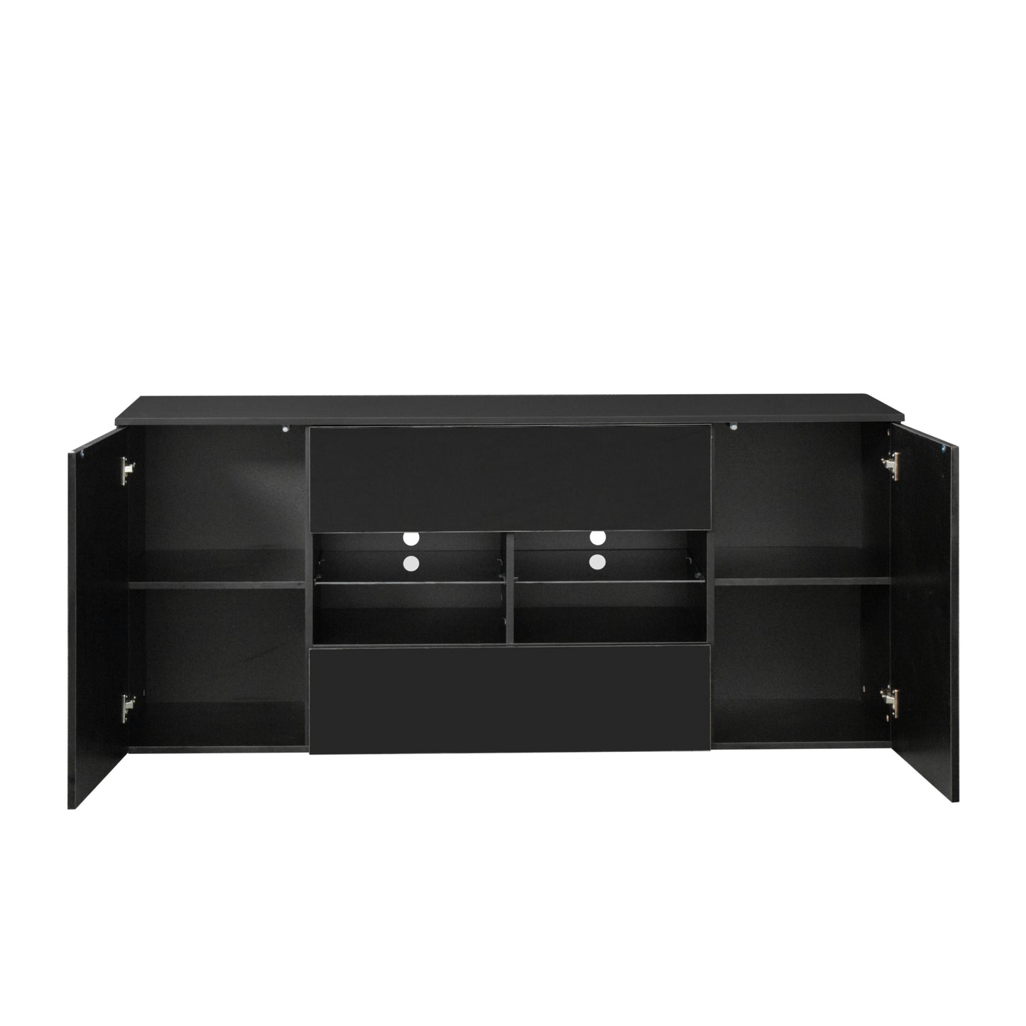 Side cabinet, side cabinet for living room and bedroom, double-door cabinet