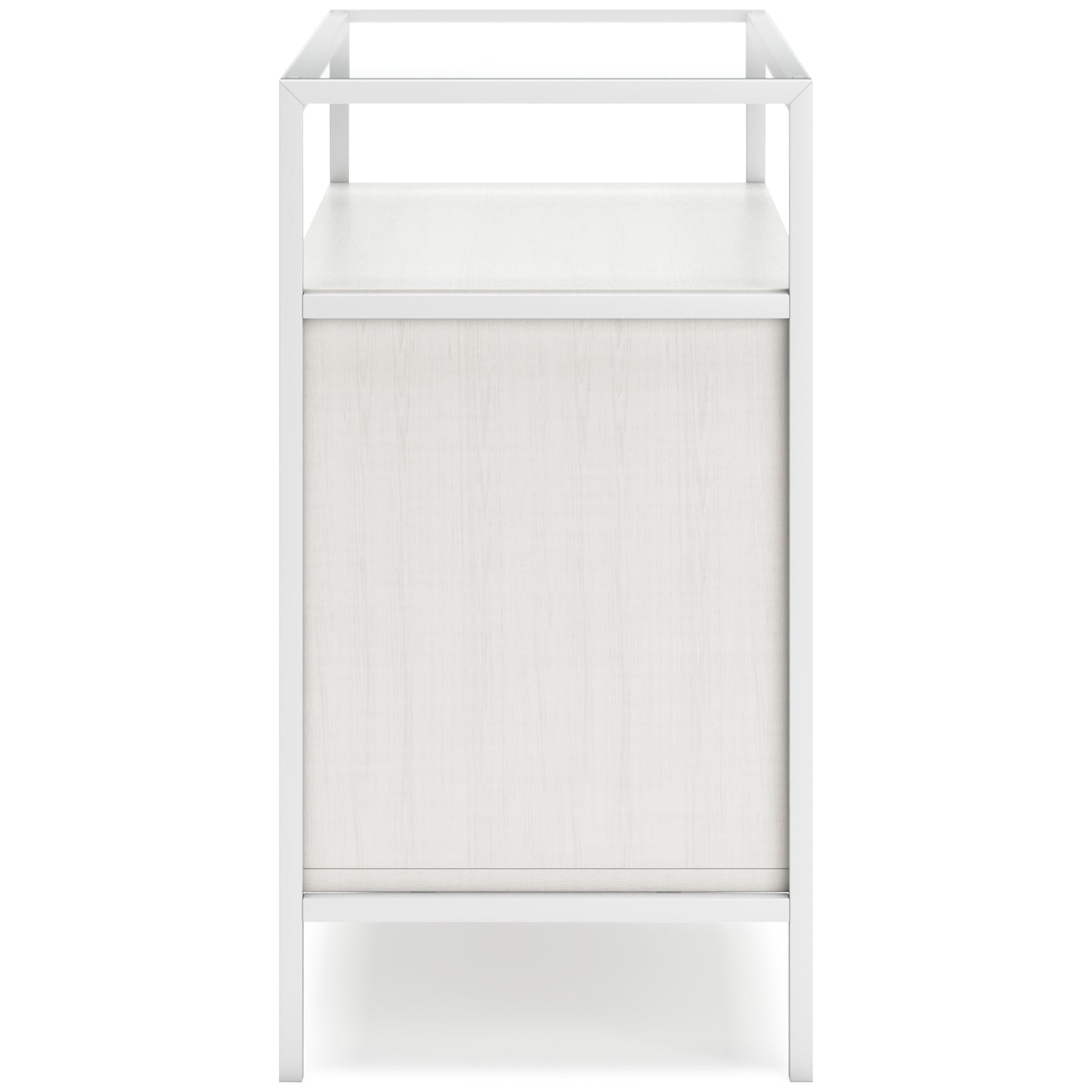 Ashley Deznee White Contemporary Small Bookcase H162-16