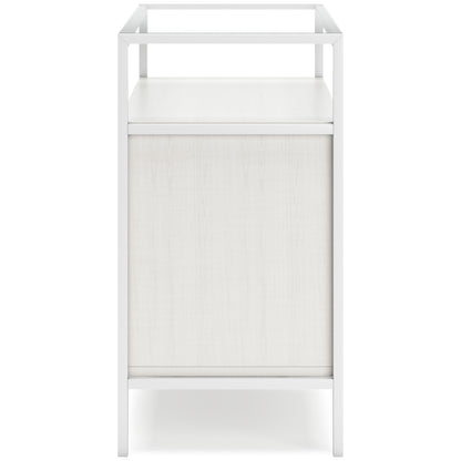 Ashley Deznee White Contemporary Small Bookcase H162-16