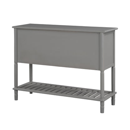 Liber 45.2” Wide Buffet Table with 6 Drawers